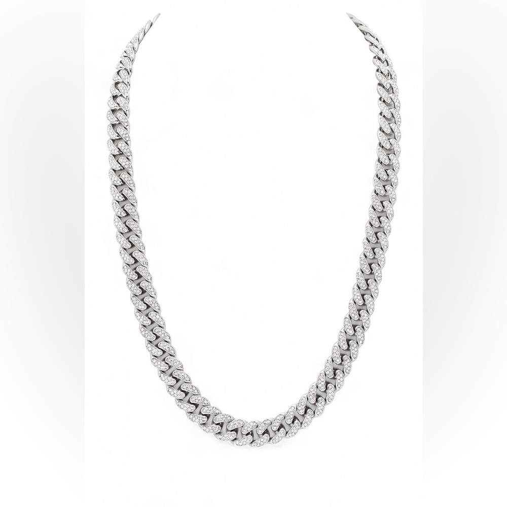 24” Men’s Bling Cuban Necklace